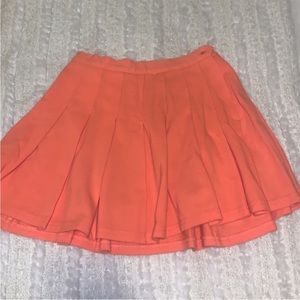 Urban outfitters neon peach tennis skirt